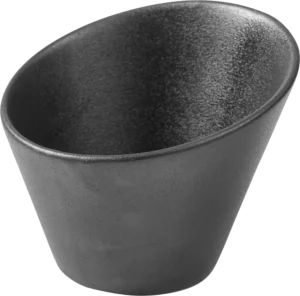 קערה עגולה משופע פורצלן 12 ס'מ שחור גס 11106986