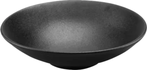 צלחת עמוקה מוגבעת פורצלן שחור 20ס"מ 11118280