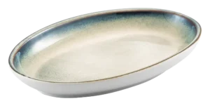 פלטה אובלית עמוקה שירז פורצלן טורקיז 30 ס"מ 11625180