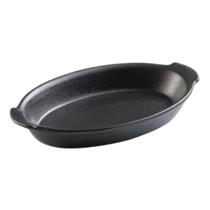 רביירה מרלי עם ידיות פורצלן שחור 25 ס'מ 11102552