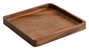 פלטה מרובע עץ 30X3.5 ס"מ**17623242