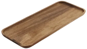 פלטה מלבנית עץ 34X14 ס"מ 17603160