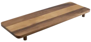 פלטה הגשה עץ עם רגל 65X22X5 ס"מ***17605001