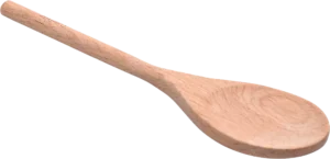 כף עץ עגול בוק 30ס"מ***18801022