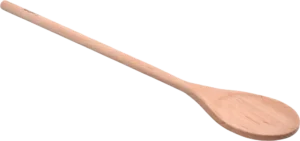 כף עץ עגול בוק 45 ס'מ***18801025