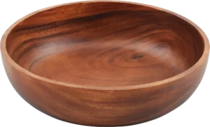 קערה לסלט עץ מלא 30X10ס"מ***10000846