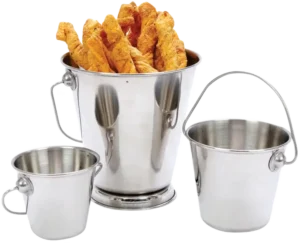 דלי נירוסטה 13X13 ס"מ***10015021