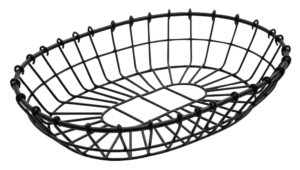 סלסלה אובלית שחור 28X20.5X6***13601153