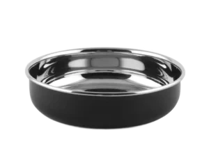 קערה הגשה עגולה שחור 12X3 ס"מ***1360S033