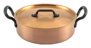 סיר 3 שכבות נירוסטה- אלומיניום- נחושת 24X8 ס"מ