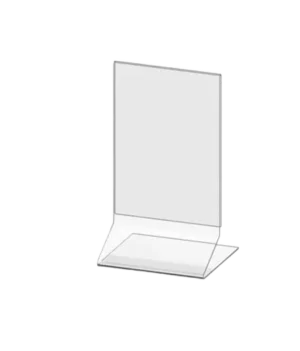 מעמד לתפריט אקרילי 25/20 ס"מ  לנייר A4***90143