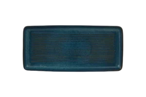 פלטה מלבנית פורצלן 36X17 ס"מ כחול 210020019 36,5 GS LL