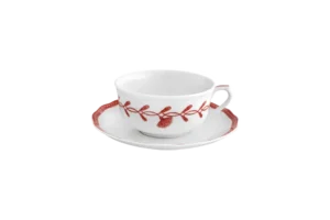 ספל קפה 240 מ"ל + תחתית 21145093  JANE C אדום