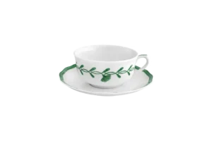 ספל קפה 330 מ"ל + תחתית 21145715 JANE V ירוק