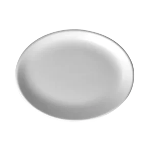 פלטה אובל 10 נובה לבן 25 ס''מ**100930