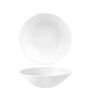 קערה קופ עמוקה 22 סמ לבן EB22