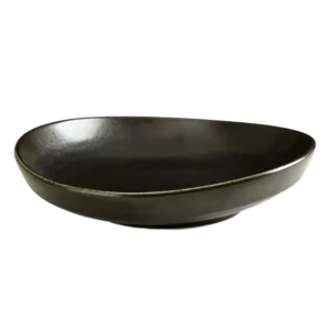 צלחת פורצלן עמוקה 25.6 ס"מ DARK LUSH אסימטרי