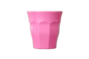 כוס מקרון 295 מ"ל מלמין ורוד/לבן***302710ip