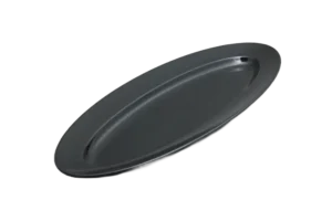 פלטה אובלית 61X23 ס"מ מלמין שחור***101024b