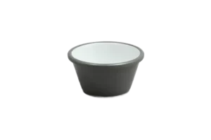 רמיקין 6 ס"ל דמוי אמייל אפור/לבן מלמין***2211022