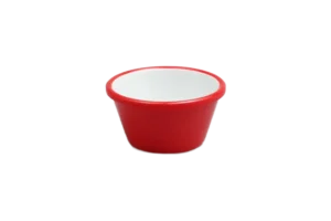 רמיקין 6 ס"ל דמוי אמייל אדום /לבן מלמין***2211024