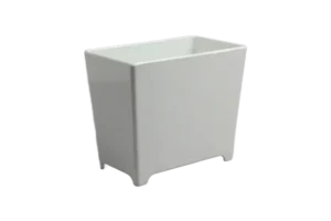 מיכל שולחני לאשפה 17*10*14.5 מלמין לבן***518607