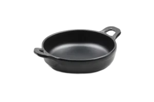 מחבת עגול 11 + ידיות מלמין שחור ליטל שף***520404b