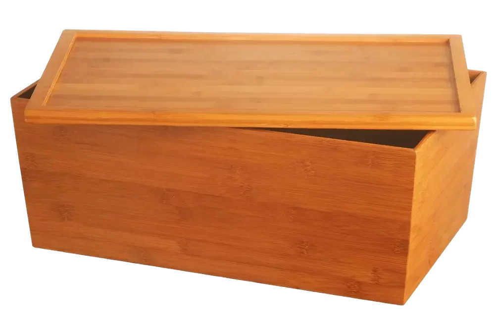 מיכל 1/1 עץ במבוק 33X52X20***b11200