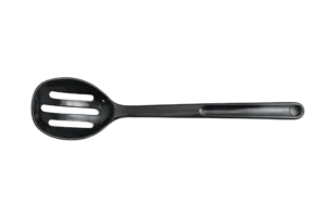 כף חלוקה מחורצת מלמין שחור***502212b