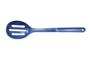 כף חלוקה מחורצת מלמין כחול***502212bl