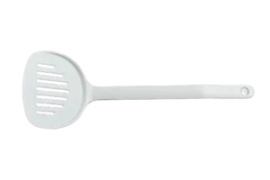 כף טיגון מחורץ רחב מלמין לבן***509913