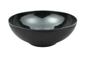 קערה נמוכה 36 מלמין שחור***214914b