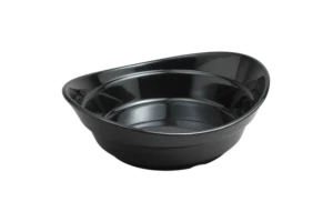 קערת לילי 23X21X8.5 מלמין שחור***221609b