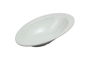 קערה משופעת יסמין 27.7X18.3X7.2 מלמין לבן***221711