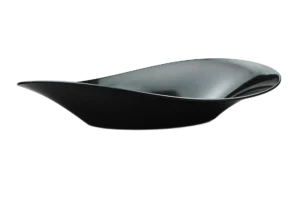 קערה אובלית מנדי 53X27X11 מלמין שחור***224521b