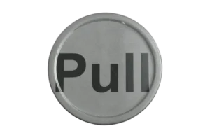 שלט למשוך PULL 10 ס"מ מלמין***0004