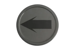 שלט חץ 10 ס"מ מלמין***0005