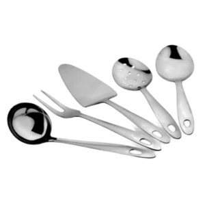 כף הגשה מחורר נירוסטה 23 ס"מ מיני