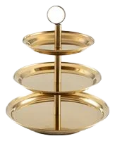 סטנד 3 קומות 40/35/30 זהב