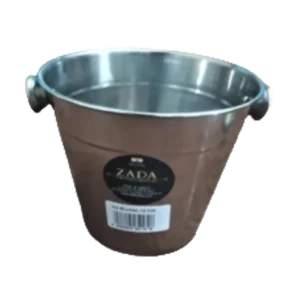 דלי קרח עם טבעות / ידיות נירוסטה