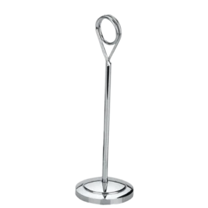 מעמד כרטיסים טבעת נירוסטה 5 ס"מ