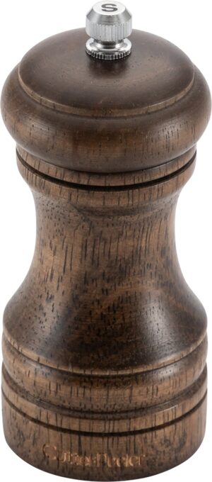 מטחנת מלח מנגנון קרמי עץ 12 ס"מ***16000115