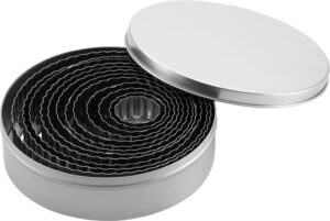 סט (12) מקדים משוננים נירוסטה***18006644