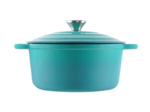 סיר ירוק מברזל יצוק ציפוי אמייל 20 ס"מ  מבית Baker's Secret