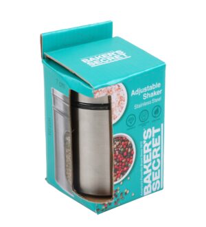 צנצנת זכוכית 10 ס"מ עם מכסה מתכת מבית Baker's Secret