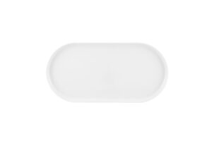 פלטה אובלית 40X20 ס"מ לבן 21133891 FIORD