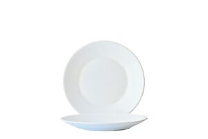 צלחת 19.5 ס"מ רסטרנט לבן***22530