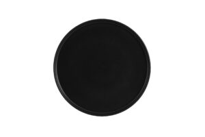 צלחת פורצלן 26 ס"מ שחור 27020939 FIORD
