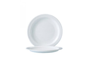 צלחת 15.5 ס"מ הוטל לבן***58621