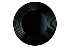 צלחת סטיירו 25 ס"מ שחור***L7611